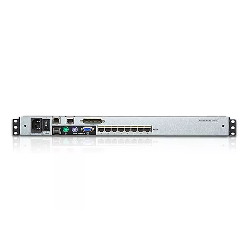 ATEN KL1508AiM F 17 inch LCD IP KVM-switch - 8-poorts rackmount-console met externe toegang