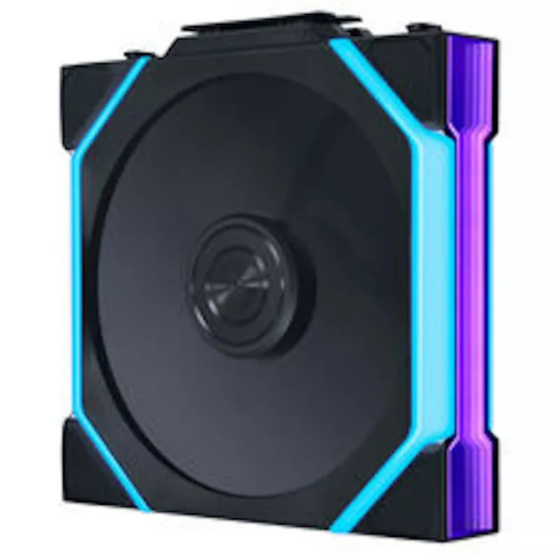Lian Li UNI FAN SL FLEX Wireless ARGB Reverse Blade 120mm PWM ventilator - 3-pack met controller, zwart