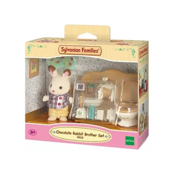 Sylvanian Families Chocolate Rabbit Brother badkamerset