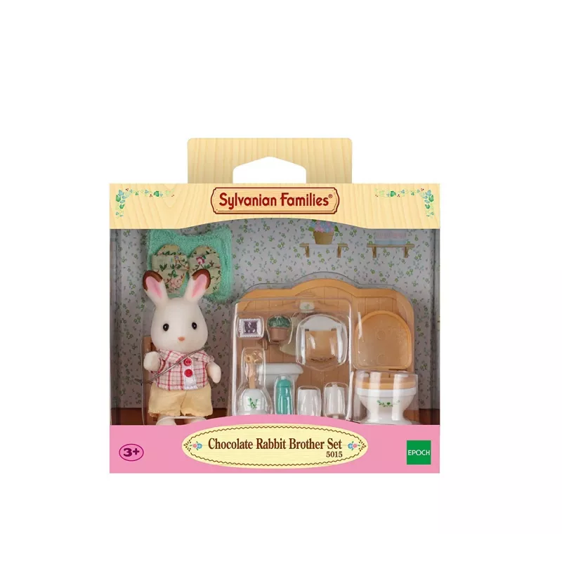 Sylvanian Families Chocolate Rabbit Brother badkamerset