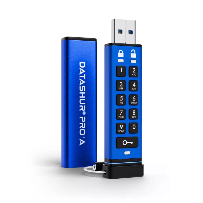 iStorage datAshur PRO+A 128GB USB 3 flashdrive, 256-bit (IS-FL-DA3A-256-128)