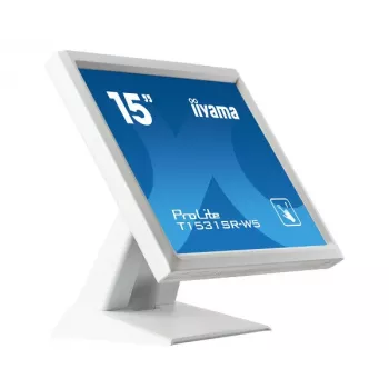 Iiyama ProLite T1531SR-W5 15 inch XGA 4:3 5-draads resistief touchscreen-led-monitor, wit