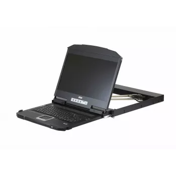 ATEN CL3800NW 18,5 inch dual rail LCD KVM-console - DVI, USB, 1U