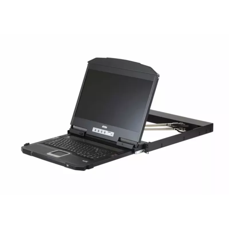 ATEN CL3800NW 18,5 inch dual rail LCD KVM-console - DVI, USB, 1U