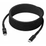dbramante1928 Copenhagen USB-C naar USB-C gevlochten kabel 1m zwart