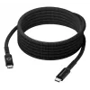dbramante1928 Copenhagen USB-C naar USB-C gevlochten kabel 1m zwart