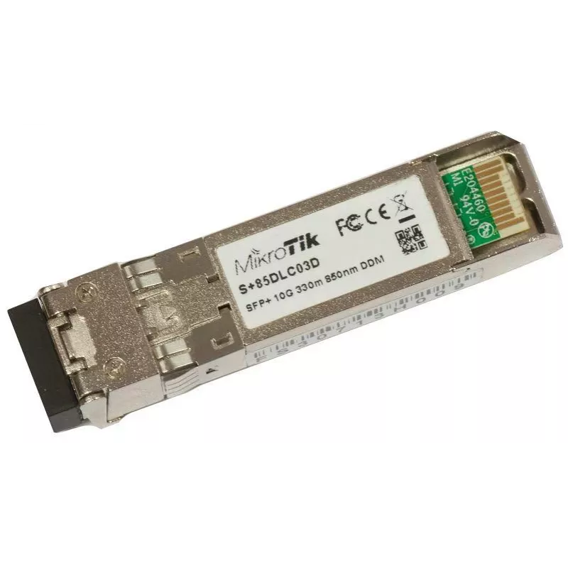 MikroTik S+85DLC03D 10G SFP+ 850nm Multimode LC-transceiver, 300m