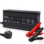 Qoltec 12V 20A intelligente LiFePO4-batterijoplader met LED-indicatie en actieve koeling