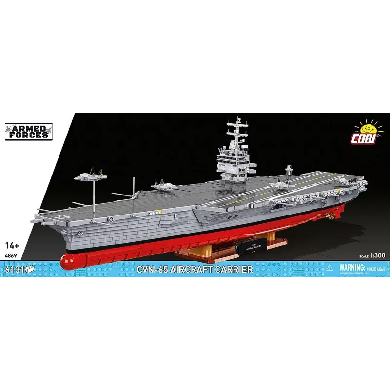 COBI 6131 PCS HC WWII /4869/ CVN-65 Vliegdekschip Bouwset