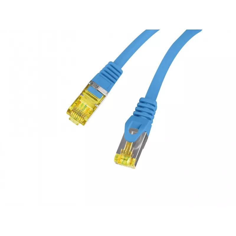 LANBERG Cat.6A S/FTP LSZH koper-patchkabel 20m blauw Fluke Passed