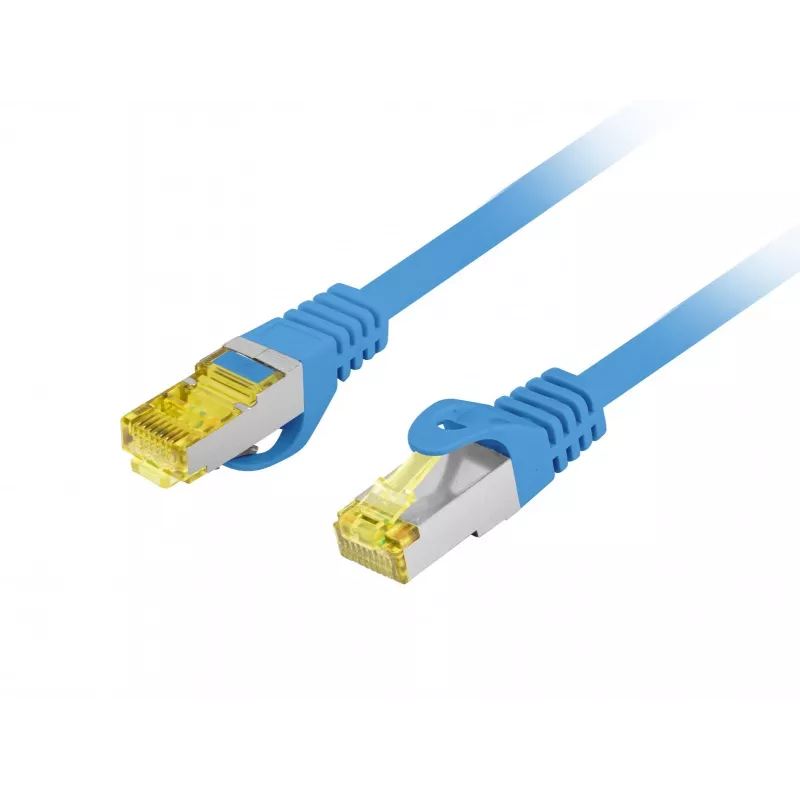 LANBERG Cat.6A S/FTP LSZH koper-patchkabel 20m blauw Fluke Passed