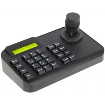 RS-485 toegangscontrole toetsenbordterminal met LCD-display en verlichte toetsen, Satel ACCO-compatibel, 12 V DC, sabotagebeveiliging, ABS-behuizing