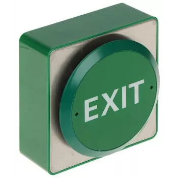 INNE PW-86E deuropener – momentdrukknop voor toegangscontrole, witte ABS, NO/NC/COM, 86x86 mm