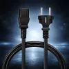 QOLTEC 54627 Schuko naar IEC C13 netkabel 3m 3x1mm² zwart