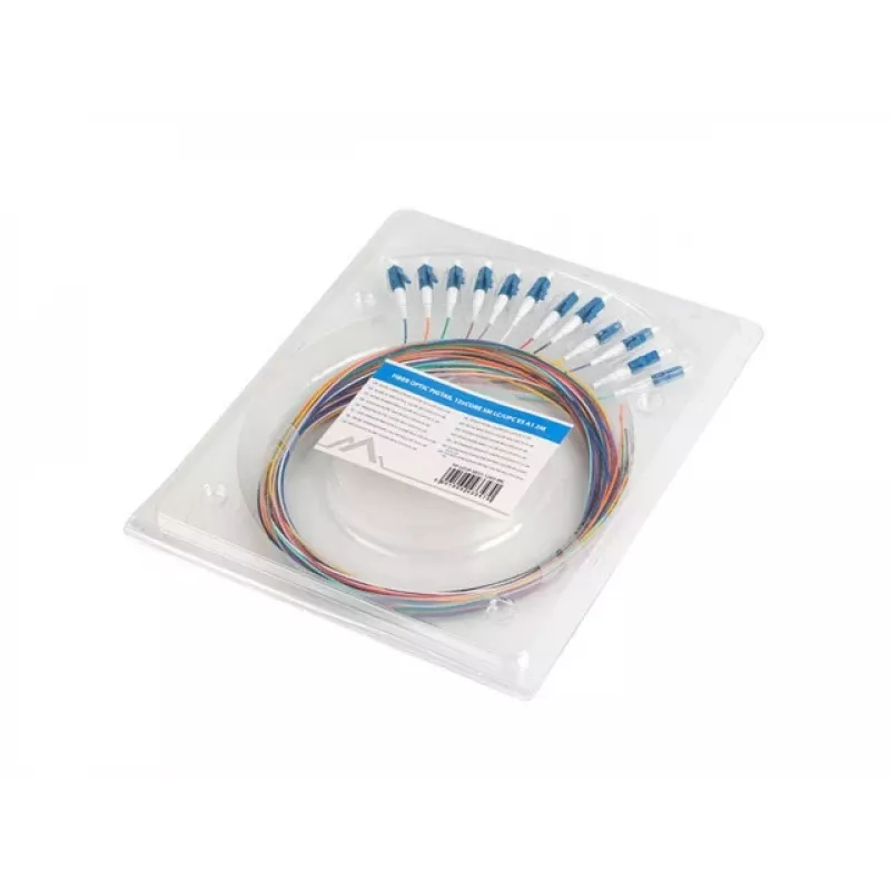 LANBERG Pigtail SM LC/UPC Semi-Tight 9/125 G657A1 12x2m multicolor