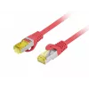 LANBERG Cat.6A S/FTP LSZH koper-patchkabel 20m rood - Fluke getest