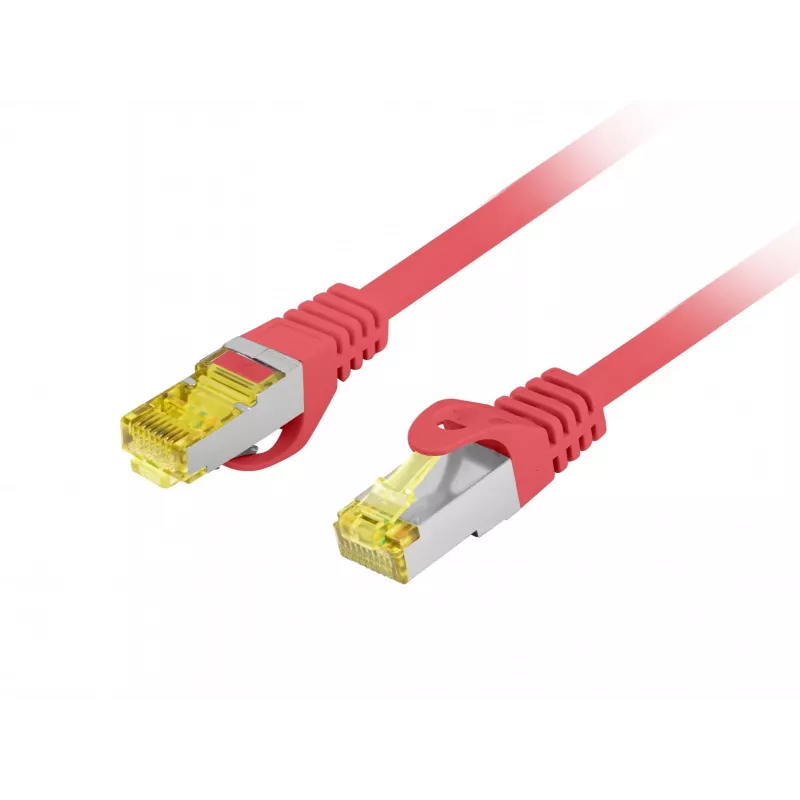 LANBERG Cat.6A S/FTP LSZH koper-patchkabel 20m rood - Fluke getest