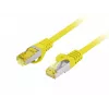 LANBERG Cat.6A S/FTP LSZH koper-patchkabel 20m geel Fluke getest