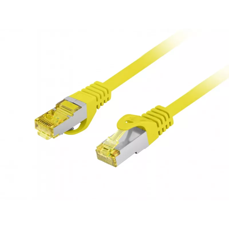 LANBERG Cat.6A S/FTP LSZH koper-patchkabel 20m geel Fluke getest