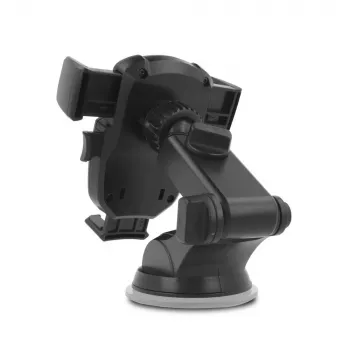 HAMMER Extreme Auto-houder Universele Smartphone Voorruit Dashboard Houder met sterke zuignap, 360° draaibaar, verstelbare klem, zwart