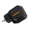 HAMMER RapidCharge 65W GaN-voeding - 2x USB-C PD, 1x USB-A QC, zwart