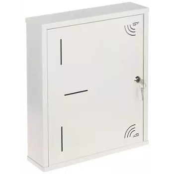 TESM-420X340X90N STALFLEX opbouwbehuizing voor telecommunicatie, lichtgrijs (RAL 7035), 420x340x90 mm, IP30, staal