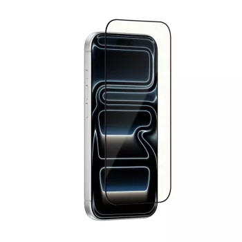 CRONG Tempered Glass OptiRed iPhone 17 Pro beeldschermfolie - 9H hardheid, blauwlichtfilter, anti-glare, 2.5D-rand, oleofobe coating