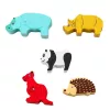 LEAN TOYS Balanced Animals houten behendigheidsspel 13-delig