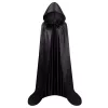 LEAN TOYS Cape met capuchon carnaval halloween zwart 150cm