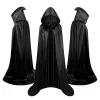 LEAN TOYS Cape met capuchon carnaval halloween zwart 150cm