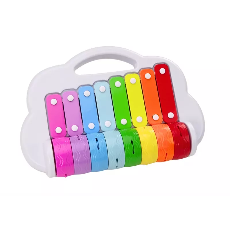 LEAN TOYS regenboogbekken, kindermuziekinstrument, educatief, interactief, kleurrijk