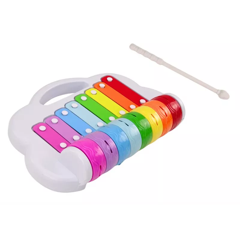 LEAN TOYS regenboogbekken, kindermuziekinstrument, educatief, interactief, kleurrijk
