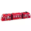 LEAN TOYS City Metro Tram met Deuren, Licht en Geluid, Rood 1:16