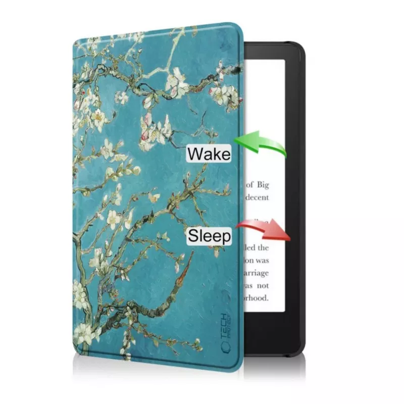 Tech-Protect SmartCase hoes voor Kindle Paperwhite 2024 / Colorsoft / Signature Edition, sakura