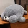 LEAN TOYS pluchen mascotte knuffel grote grijze zeehond 29cm