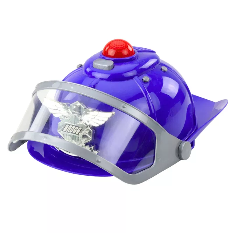 LEAN TOYS politie-set voor kinderen helm pistool handboeien accessoires 9 delen