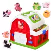LEAN TOYS interactieve boerderij met muziek, dieren, lichten en geluiden