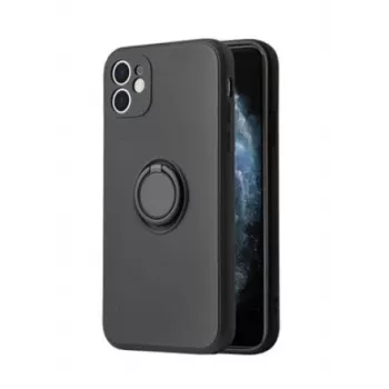 iLike Apple iPhone 13 Pro siliconen ringhoes zwart