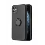 iLike Apple iPhone 13 Pro siliconen ringhoes zwart