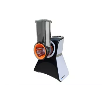 Blaupunkt Slicer FPS502 elektrische keukenmachine 150 W roestvrijstalen kartelmes 190 mm verstelbare snijdikte 0-15 mm zwart/zilver