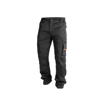 ACTIFLEXTROUSERS 58 - 4-way stretch werkbroek met CORDURA®-versterkingen, KneeGuard™-systeem, zwart, maat 58