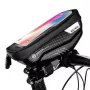 WILDMAN Bike Holder Case S E1 1L zwart – compacte fietsframetas met klittenbandsluitingen