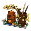 LEAN TOYS Capybara bouwblokken boom pennenhouder 1800 delen