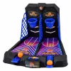 LEAN TOYS mini tafelbasketbal dubbel behendigheidsspel voor 2 spelers met puntentelling