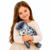 LEAN TOYS realistisch zeehond knuffeldier knuffel, grijs, 50 cm