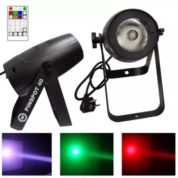 LIGHT4ME PINSPOT 40 40W RGBW LED-pinspot