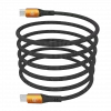 HAMMER USB-C naar USB-C kabel 1,2 m 60 W PD snelladen & datasync zwart