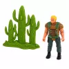 LEAN TOYS dinosaurusjager-set actiefiguren met beweegbare ledematen en net-wapens accessoires