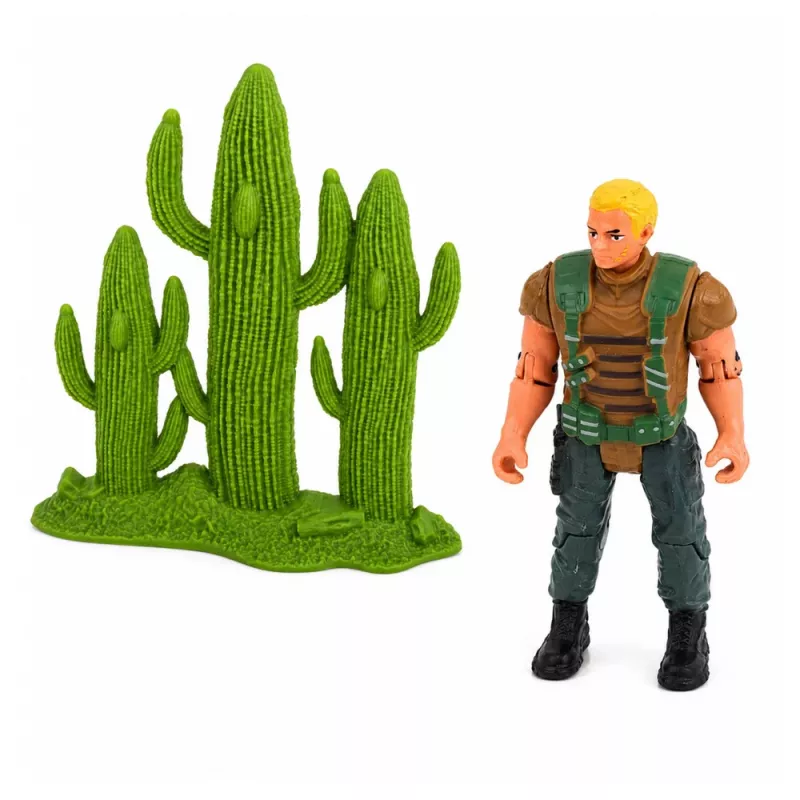 LEAN TOYS dinosaurusjager-set actiefiguren met beweegbare ledematen en net-wapens accessoires