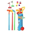 LEAN TOYS golfsetset met trolley, clubs, veldsportspel, 20-delige